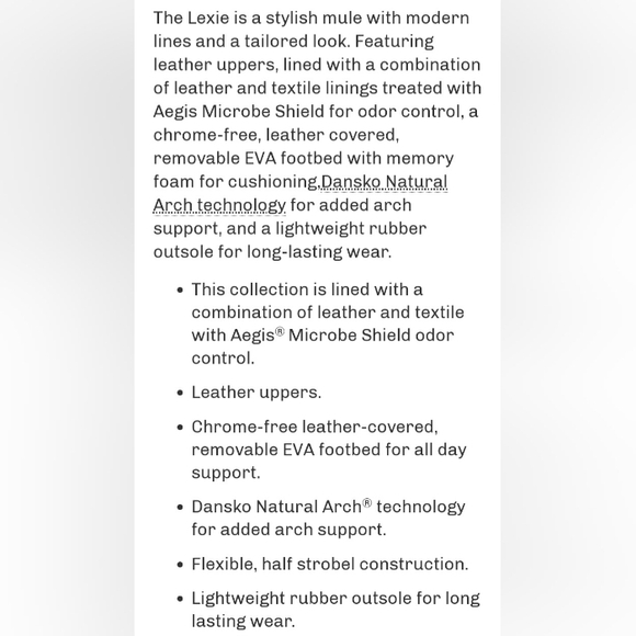 Dansko Lexie Black Patent Leather Mule Slip On Women's Size US 11.5-12 EU 42 NEW - Picture 13 of 16